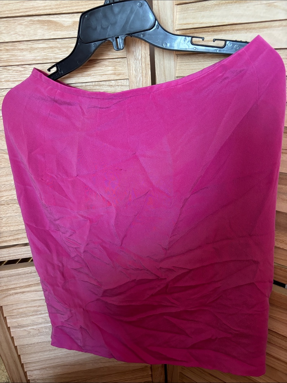 Kasper Fuchsia Lined Silk Skirt 8P
